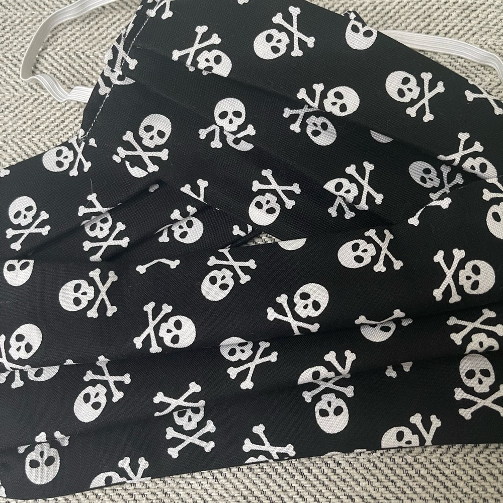 Trifold 2 layer 100% cotton mask